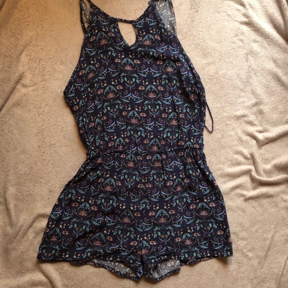 Aeropostale floral romper